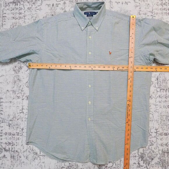 Ralph Lauren Blake Check Button Down Shirt Y2K – Men’s Large - Picture 7 of 7